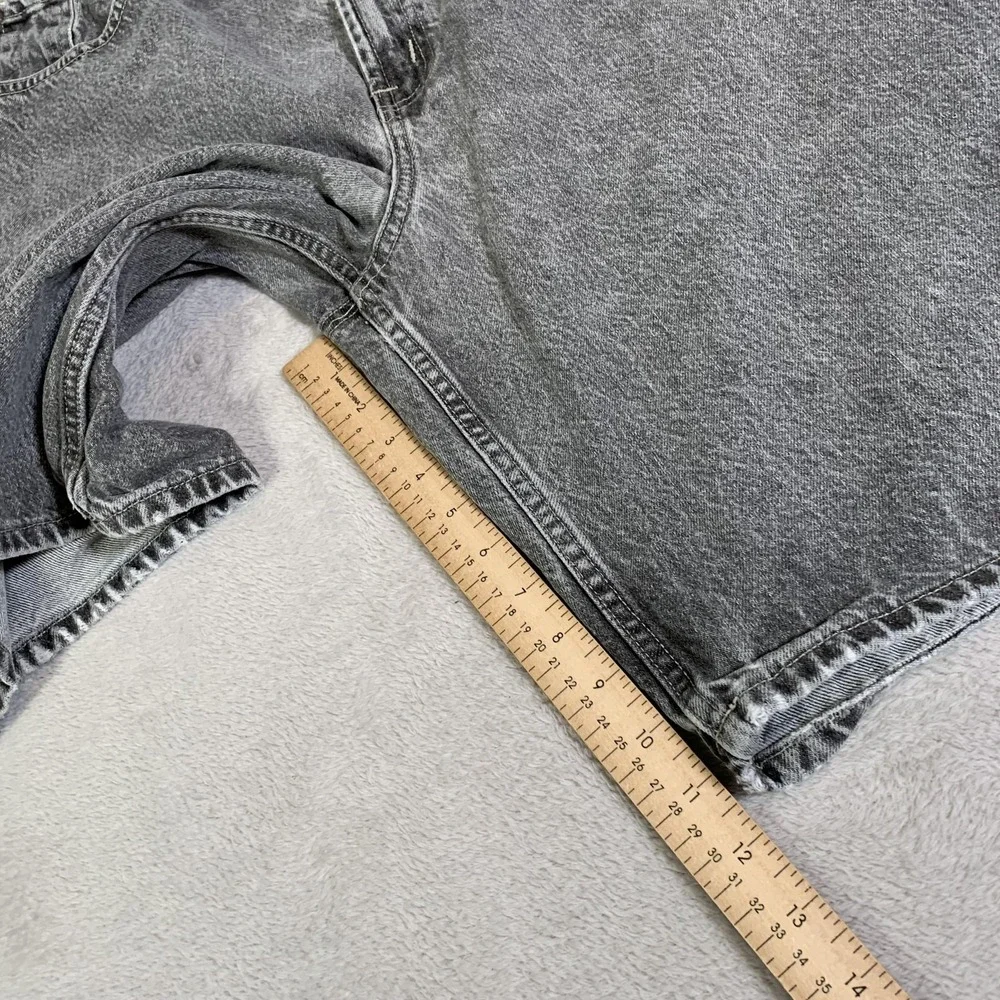 Vintage Nautica Jeans Company Shorts Mens 40 Gray Denim Baggy 11